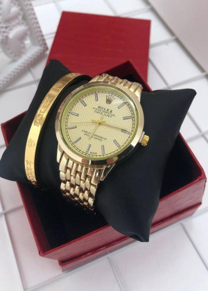 Подарочный набор для женщин часы, браслет + коробка 21177583