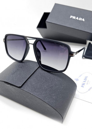 Набор мужские солнцезащитные очки, коробка, чехол + салфетки 21259866