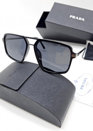 Набор мужские солнцезащитные очки, коробка, чехол + салфетки #21259867
