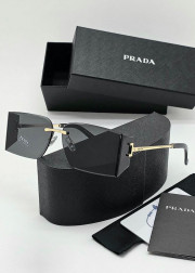 Набор женские солнцезащитные очки, коробка, чехол + салфетки