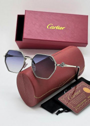 Набор женские солнцезащитные очки, коробка, чехол + салфетки