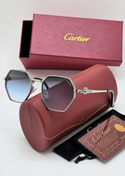 Набор женские солнцезащитные очки, коробка, чехол + салфетки