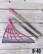 Швабра-веник со скребком