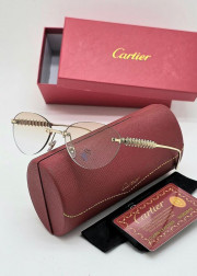 Набор женские солнцезащитные очки, коробка, чехол + салфетки