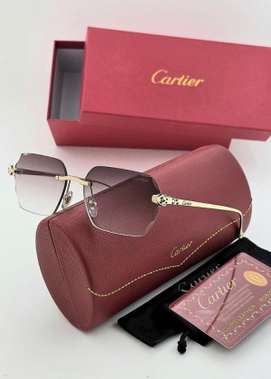 Набор женские солнцезащитные очки, коробка, чехол + салфетки 22986317