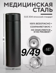 Умный термос с датчиком температуры