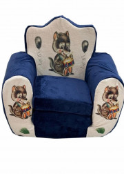 Детское мягкое раскладное кресло - кровать