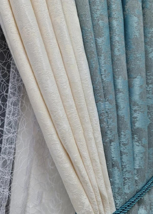 Комплект шторы и тюль #23095098