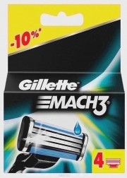 Сменные кассеты для бритья 4шт