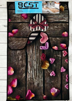 Коврик для ванны и туалета 2шт 23103914