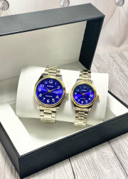 Подарочный набор часы для мужчин и для женщин + коробка