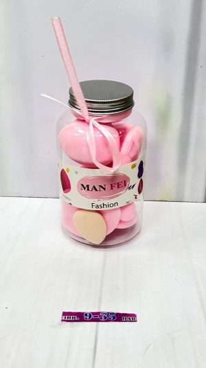 Набор 12 спонжей для макияжа с баночкой #23145181