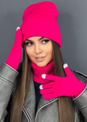 Шапка + шарф и перчатки