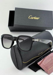 Набор мужские солнцезащитные очки, коробка, чехол + салфетки