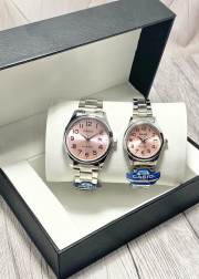 Подарочный набор часы для мужчин и для женщин + коробка