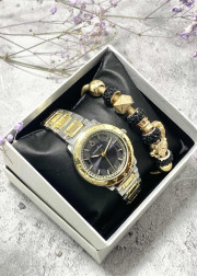 Подарочный набор для женщин часы и браслет+ коробка