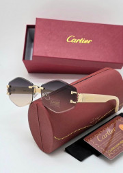 Набор женские солнцезащитные очки, коробка, чехол + салфетки