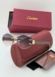 Набор женские солнцезащитные очки, коробка, чехол + салфетки