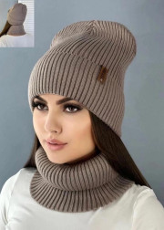 Шапка + шарф 2в1