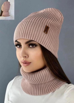 Шапка + шарф 2в1 #23259914