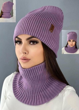 Шапка + шарф 2в1 #23259916