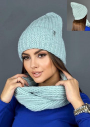 Шапка + шарф 2в1