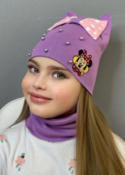 Шапка + шарф 2в1