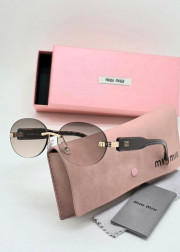 Набор женские солнцезащитные очки, коробка, чехол + салфетки