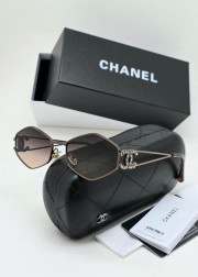 Набор женские солнцезащитные очки, коробка, чехол + салфетки