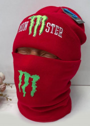 Шапка + шарф 2в1