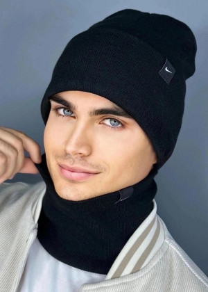 Шапка + шарф 2в1 #23295943