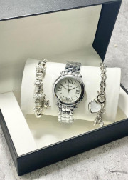 Подарочный набор для женщин часы, 2 браслета + коробка