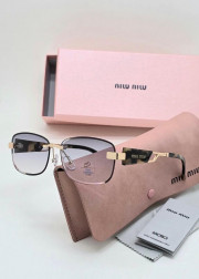 Набор женские солнцезащитные очки, коробка, чехол + салфетки