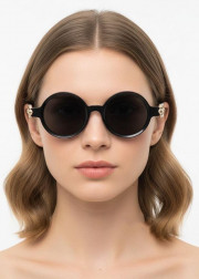 Набор женские солнцезащитные очки, коробка, чехол + салфетки