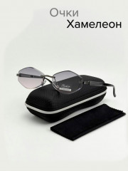 Набор женские солнцезащитные очки, коробка, чехол + салфетки