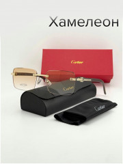 Набор женские солнцезащитные очки, коробка, чехол + салфетки