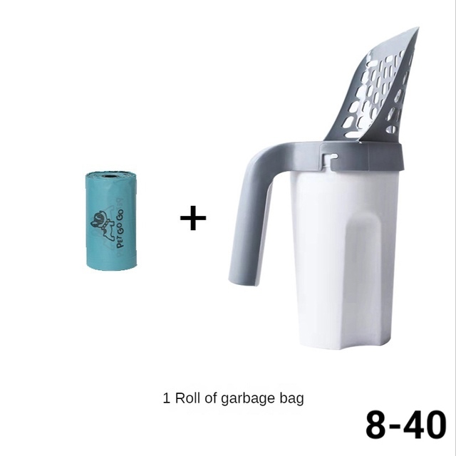 Совок для кошачьего туалета с контейнером и лопаткой 22975096