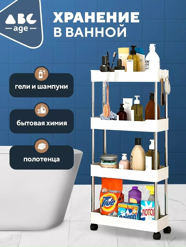 Этажерка полка для ванной 23038798