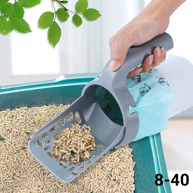 Совок для кошачьего туалета с контейнером и лопаткой 23131260